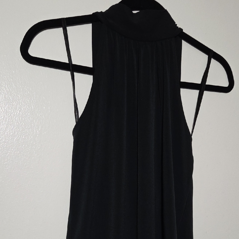 New York And Company Black Sleeveless Blouse